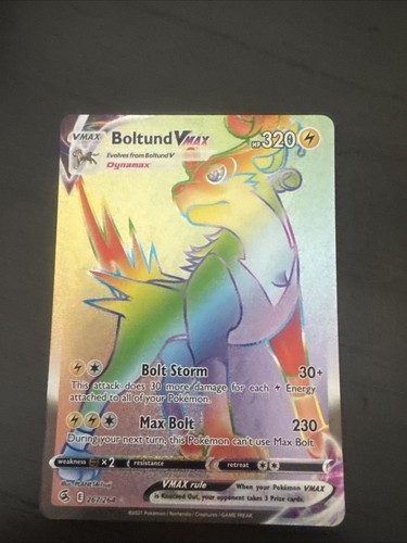 Boltund VMAX (Secret) 267/264 Swsh08: Fusion Strike Holo