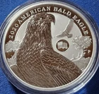 A 2020-P TUVALU American Bald Eagle Flag 1 Oz 9999 Silver 1 Dollars Elizabeth II