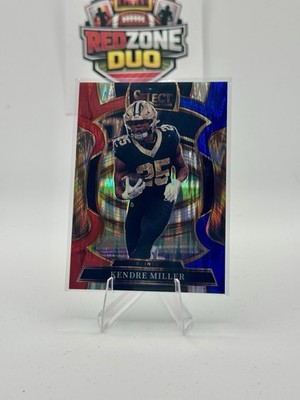 2025 Panini Select - Concourse Kendre Miller #40 Red & Blue Shock Prizm