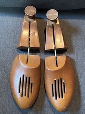 Quality VINTAGE Florsheim Pair Solid Wood and metal Shoe Stretcher