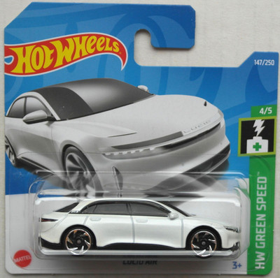 Hot Wheels Lucid Air weiß Neu/OVP HW Elektroauto Mattel Auto Car PKW white