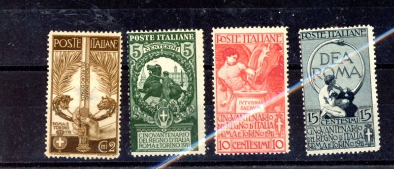 ITALY--Complete set Scott #119-#122