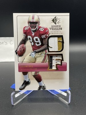 2007 SP Rookie Threads - Rookie Threads Jason Hill #RT-JH Gold Patch (MEM, RC)