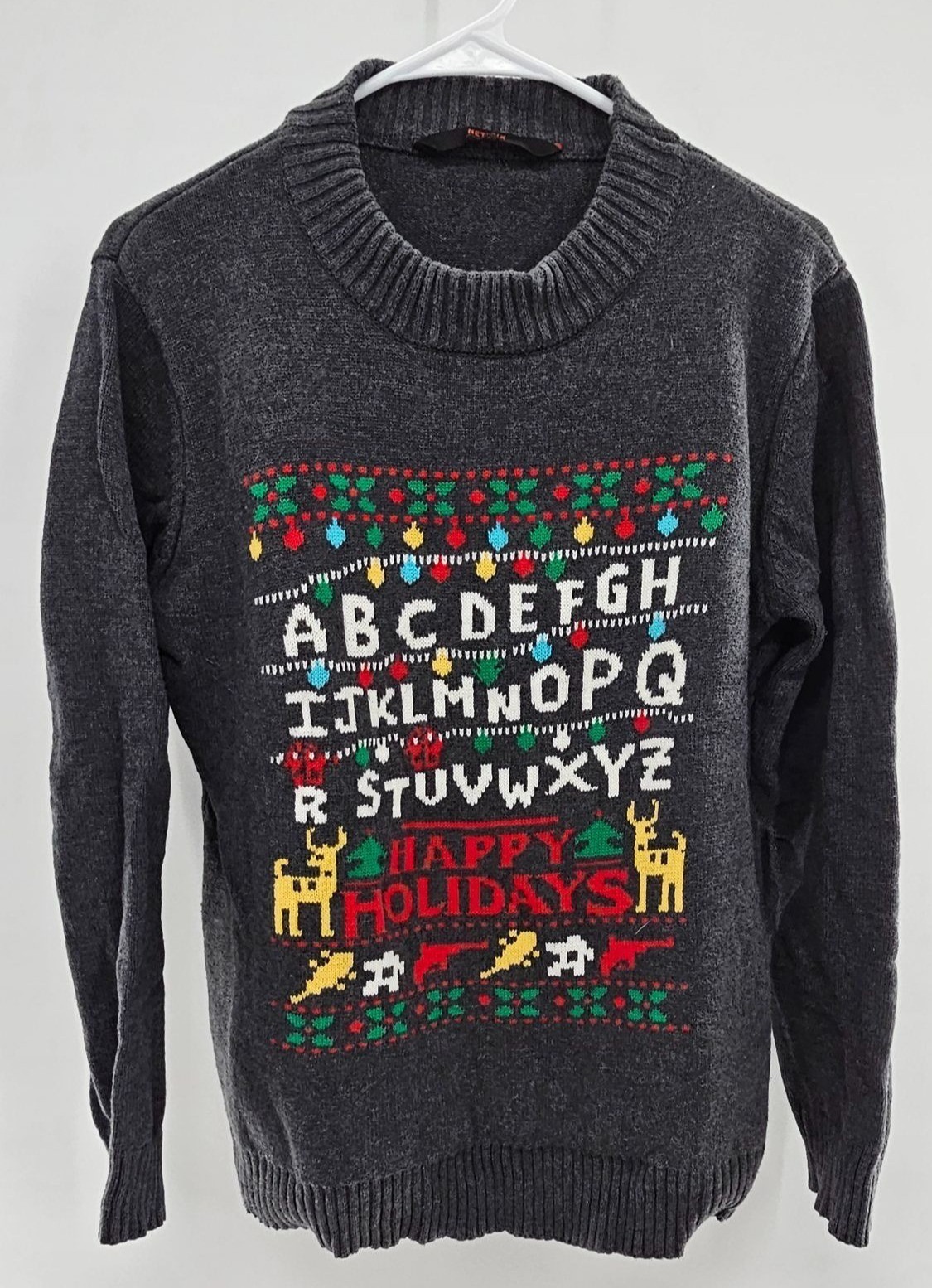 RARE!!! Netflix Stranger Things Holiday Sweater - RARE Unisex Size Medium
