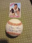 Vernon Law 1960 Cy Young Signed RON Baseball Nice, Bold