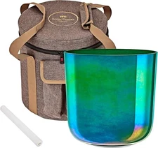 Meinl Sonic Energy Essence Crystal Singing Bowl 8 F Note Heart Chakra with Bag