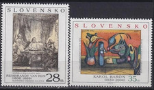 Slovakia 2005 Art, Painting, Rembrandt MNH**