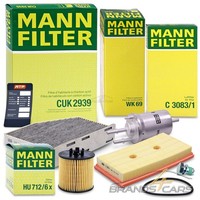 MANN-FILTER Inspektionspaket Filterset B FÜR Vw Golf 5 1K Jetta 3 1K 1.6 Fsi