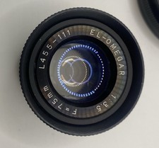 Simmon Omega Enlarging Lens El-Omegar 75mm f/3.5