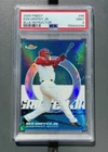 Ken Griffey Jr  2005 Topps Finest Blue Refractor /299 PSA 9 #66