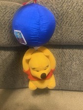 Vintage Winnie the Pooh Toy Musical Balloon Plush Disney Crib Mobile READ