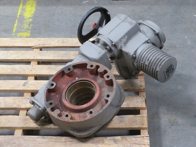 AUMA AD00 71-2/80 GS125.3 VZ4.3 R90 ELECTRIC VALVE ACTUATOR ASSY T258619