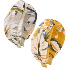 Headbands for Women Tropical Womens Knotted Wide Headband Fashion Head Bands ...