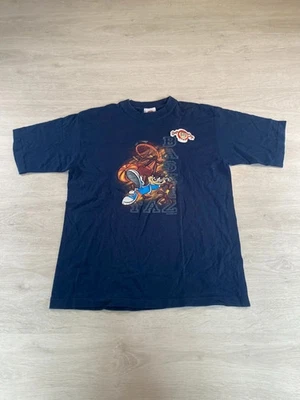 Vintage 2002 Space Jam Taz T-Shirt Warner Bros Looney Tunes Basketball Tee Size - Photo 1/4
