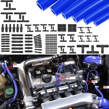 5ft For Chevrolet 6 Sizes Blue Vacuum Silicone Hose Line Pipe 113pcs Connectors 5ft For Chevrolet 6 Sizes Blue Vacuum Silicone Hose Line Pipe 113pcs Connectors