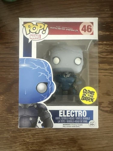 Electro Funko POP! Marvel #46 The Amazing Spider-Man 2 Glows in the Dark