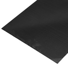Kohlefaserplatte 400x400x6mm gl&auml;nzende Oberfl&auml;che f&uuml;r 1 St&uuml;ck