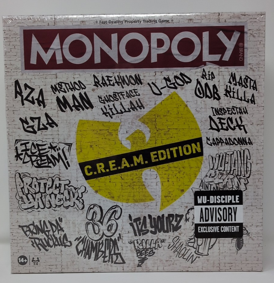 Wu Tang Official Monopoly Board Game Limited Edition NEW IN HAND
