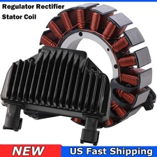 For 2008-16 Harley Dyna 3-PHASE 40amp Stator Coil W/ Voltage Regulator Rectifier