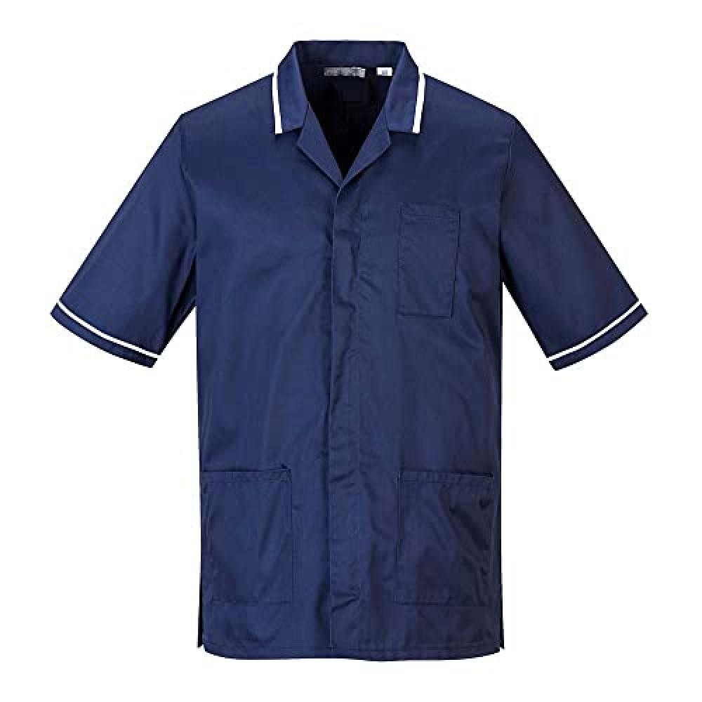 (TG. L) Mens Health Tunic Color: Navy Talla: Large - NUOVO