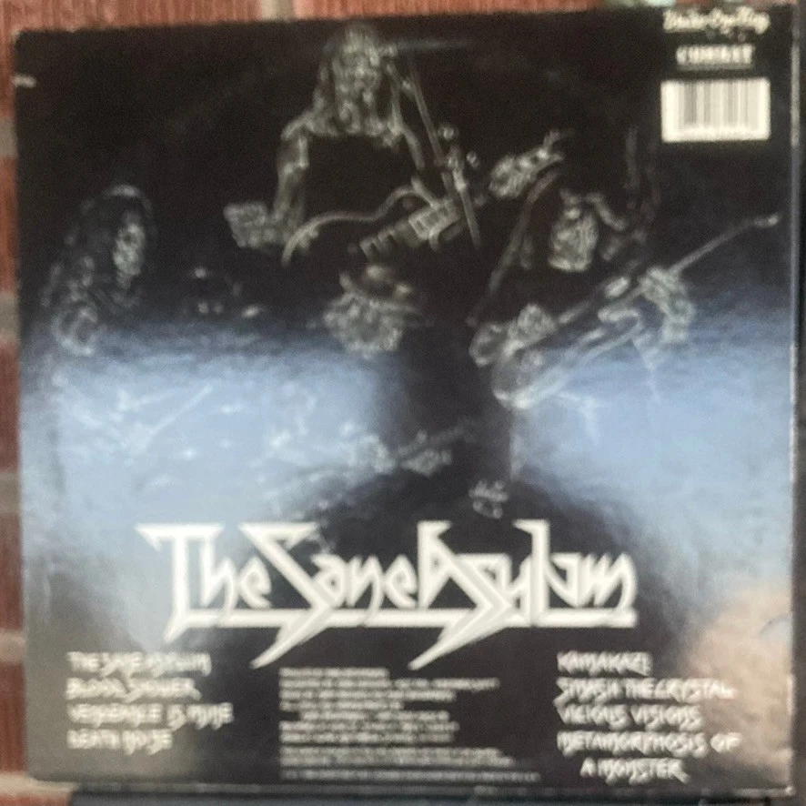 Scarce Blind Illusion Sane Asylum - 1988 Combat Release - NM- with Inner Primus - Image 2 of 3