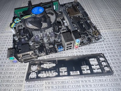 Asus H110M-A/M.2 Intel i3 3.9ghz CPU 8gb DDR4 Memory HEAT SINK FAN I/O PLATE