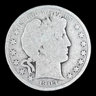 1903 Barber Silver Half Dollar