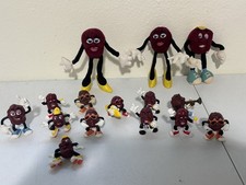 Lot of 15Vintage California Raisins Toy Figures