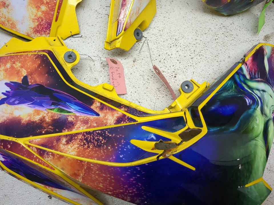 Juego de paneles de cubierta de carenado Kawasaki BR125 Z125 Pro 17-23 kit de gráficos de repuesto Foto 3 de 4