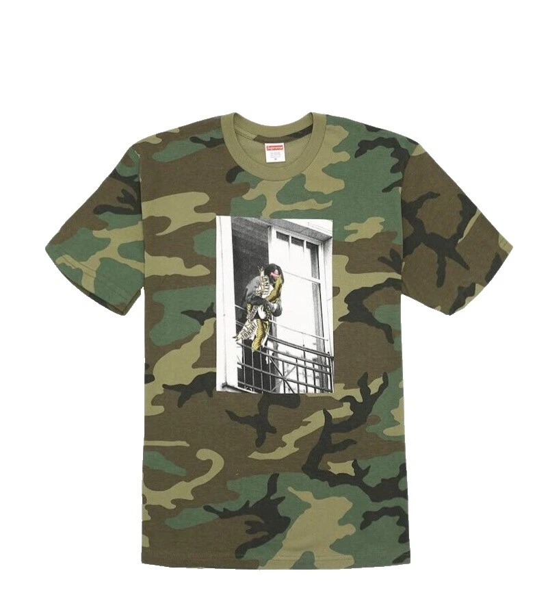 Camisetas masculinas de camuflagem Supreme