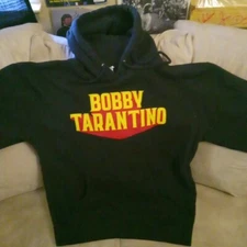 Logic Bobby Tarantino Hoodie Men's Large Black Pullover Sweatshirt Pocket Music