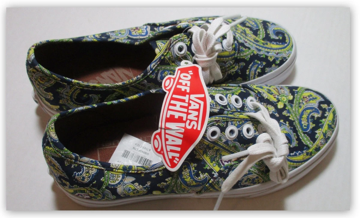 Blue clearance paisley vans