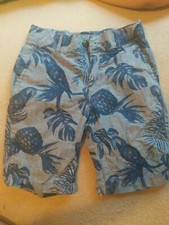 The Childrens Place Boys Blue Print Shorts Size 6