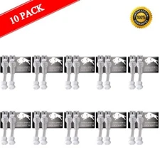 AVIMA Premium SPORTS LACES WITH LOCK – Elastic No Tie Shoelaces  White - 10 Pack