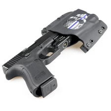 OWB Holster for OLIGHT PL-MINI VALKYRIE - SKULL BLUE LINE