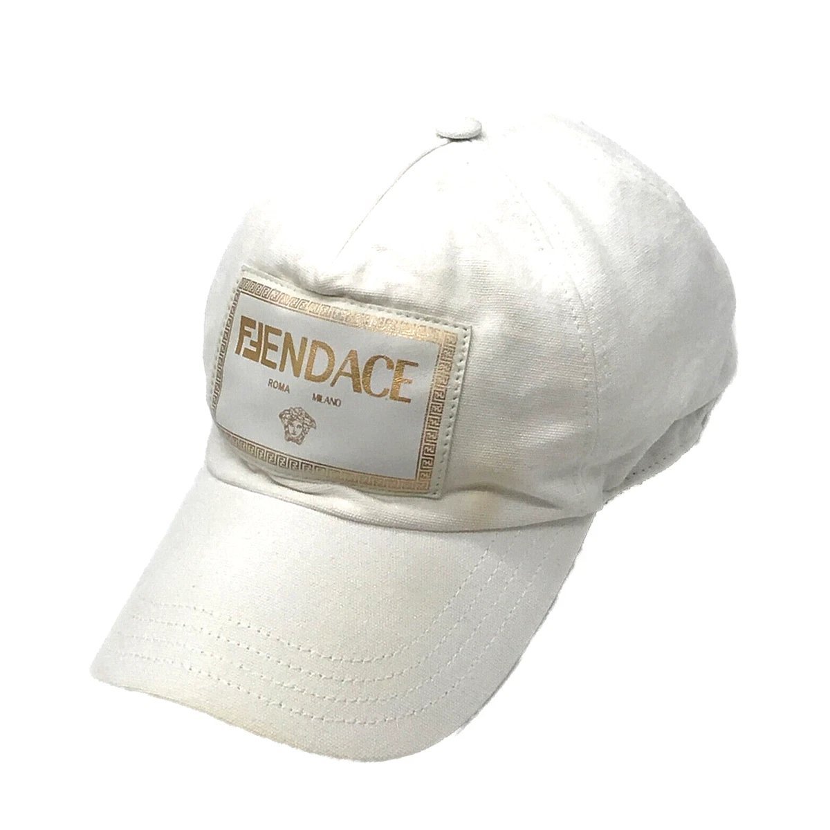 White fendi hat cheap