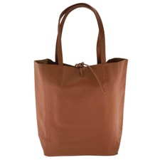 Fioretta Italian Genuine Leather Shopper Bag Carryall Handbag Shoulder Bag Tote