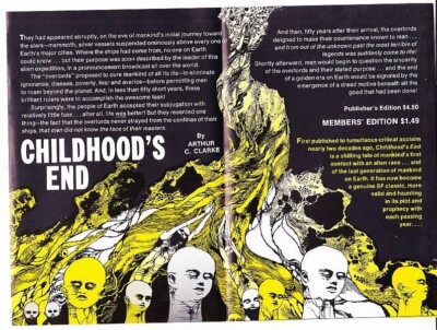 Sci-Fi Book Club THINGS TO COME May 1970 - CHILDHOOD'S END by Arthur C. Clarke