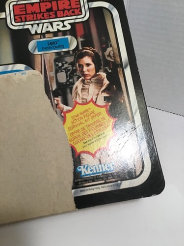 Tarjeta canadiense vintage Empire Strikes Back Leia Hoth 41 back - solo tarjeta de respaldo - Imagen 6 de 12