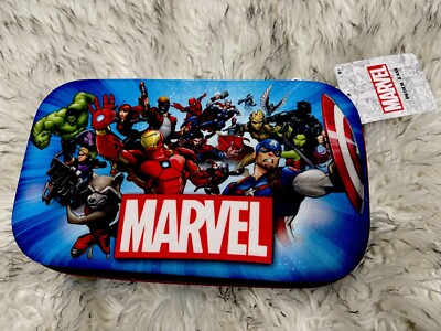 Marvel Avengers Molded Pencil Case for Kids Blue, Avengers School Supplies