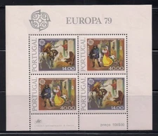 Portugal  1979  Sc #1424a  Europa  s/s  MNH  (41086)