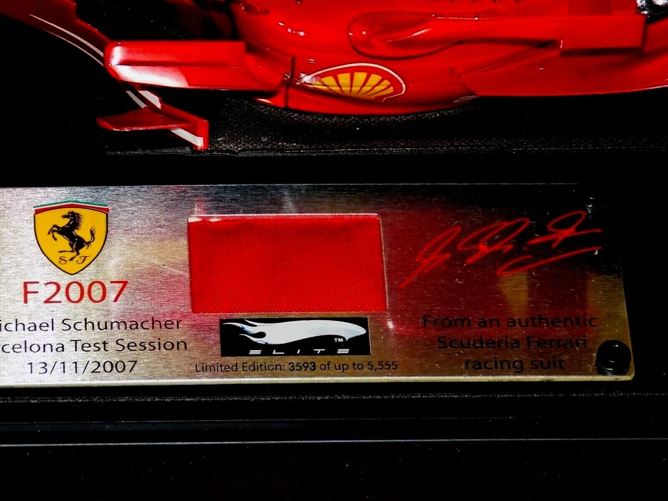 Michael Schumacher Ferrari F1 Barcelona Test DRIVE 2007 ELITE N5423 1:18 Foto 2 de 4