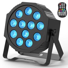 12x15W LEDs Rechargeable RGBW Par Light DMX Stage Lights DJ Party Disco Uplights