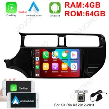 64GB Android 13 Car Radio GPS Auto Stereo WiFi Carplay For Kia Rio K3 2012-2014