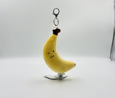 Jellycat Fabulous Fruit Banana: 13cm Keychain Plush - BNWT + Dust Bag Halloween