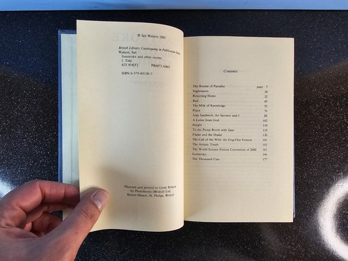 Sunstroke and Other Stories by Ian Watson - Gollancz SF UK 1st Edition HB VGC - Picture 19 of 24