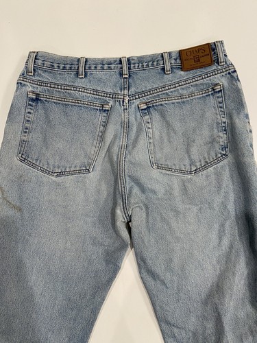 Vintage 90’s Chaps Ralph Lauren Relaxed Fit Jeans Blue Mens Size 35x28 GUC - Picture 9 of 12