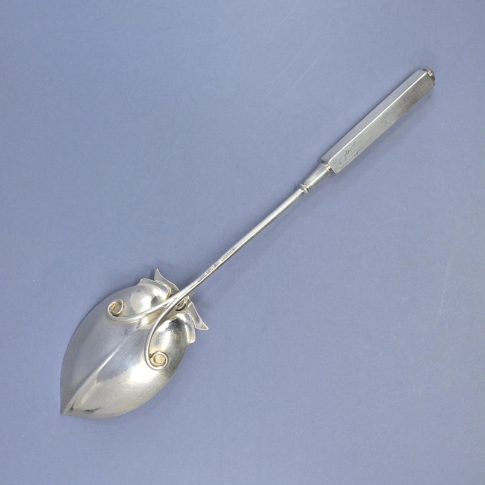 ISIS by GORHAM prata esterlina 7 3/8" geléia ou colher de conserva 32g sem monograma - Imagem 2 de 4