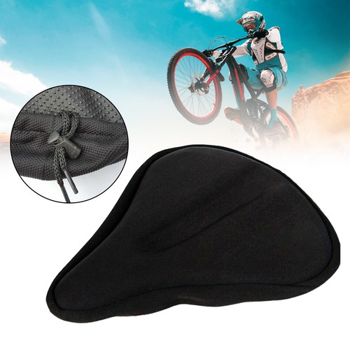 Exercise Bike Seat Gel Adjustable Cover Soft Padded Bicycle Cycle