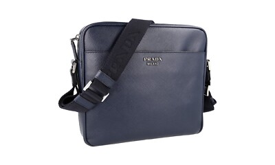 プラダ Leather Chest Messenger Bag 2vl013 PRADA プラダ Leather Chest Messenger Bag 2vl013 ブラック